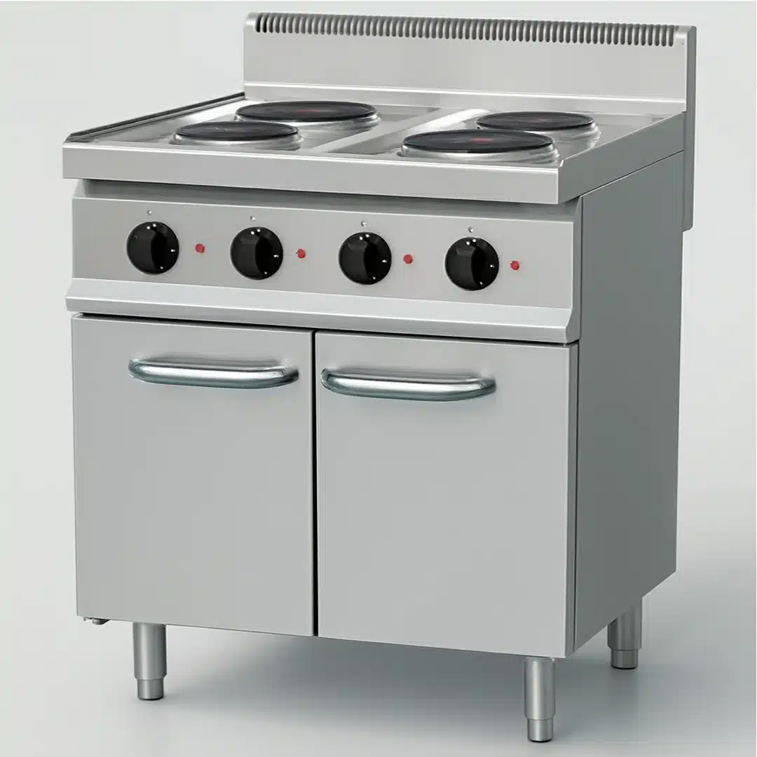 Fourneau électrique avec 2 bruleurs