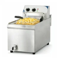Friteuse électrique avec vanne de vidange 10 litres