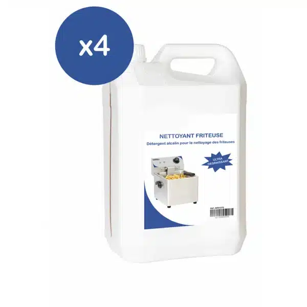 Lot de 4 nettoyants friteuse 5 L