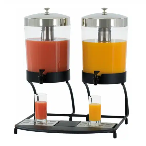 Distributeur de jus de fruit double 2 x 8 Litres