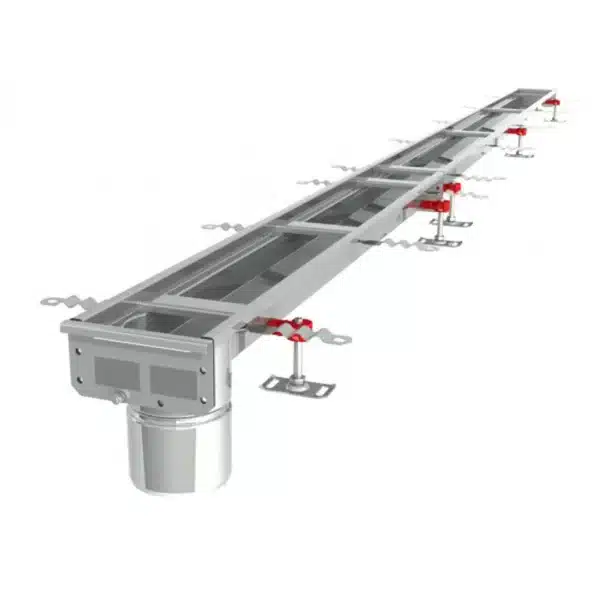 Caniveau de sol Modul 125 sortie verticale en bout DN110