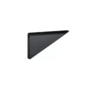Plat plexi noir triangle , 400/400 x 565 x 17 mm