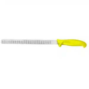 Couteau à brie, manche surmoulé jaune, L lame 300 mm