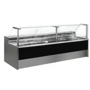 Vitrine comptoir gamme salerno surface expo 1.22 m2