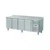 Meuble réfrigéré avec dosseret, acier inoxydable, 553 l, - 2 + 8 (°C)