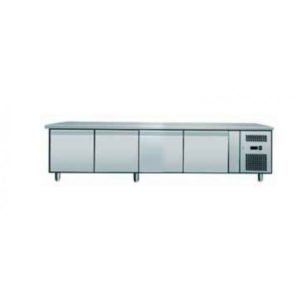 Meuble réfrigéré gamme 650, sans dosseret, 4 portes, 345 l, - 2 + 8 (°C)