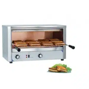 Toasteur à quartz GM, 3 en 1 , acier inoxydable , 2200 W