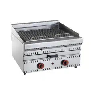 Grill à gaz avec déflecteurs, ligne 700, modèle GVD-2G, longueur 700 mm