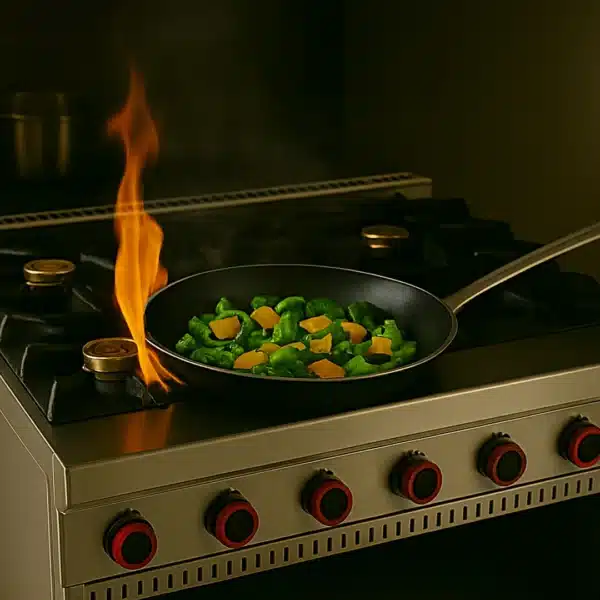 Cuisinière à gaz professionnelle sans four