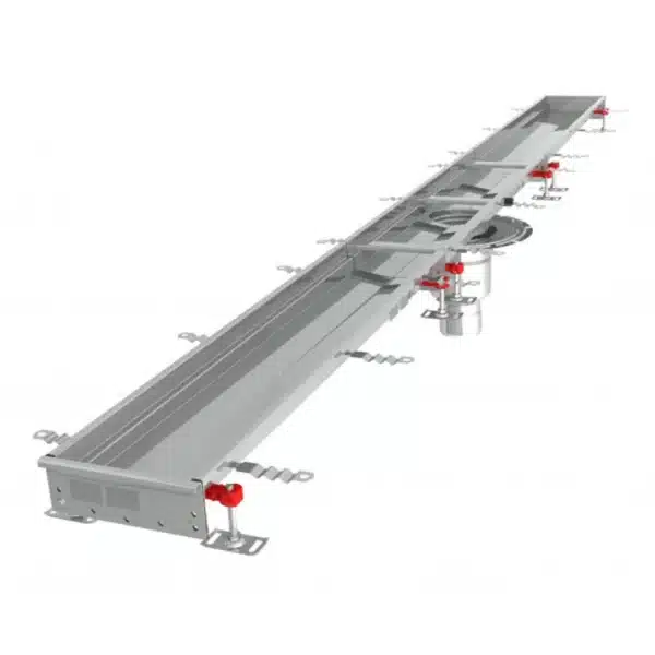 Caniveau de sol sortie verticale centrée Modul 200