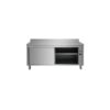 Placard chauffant, adossée, acier inoxydable, portes coulissantes, 30-90 °C, P 600 mm