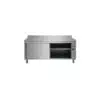 Placard chauffant, adossée, acier inoxydable, portes coulissantes, 30-90 °C, P 600 mm