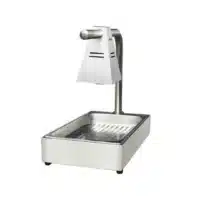 Pont chauffant en acier inoxydable, GN 1/2, 1 lampe, 0.275 kW