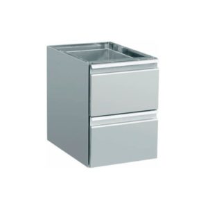 Tiroir (2), L 660 x P 400 x H 555 mm, pour tables