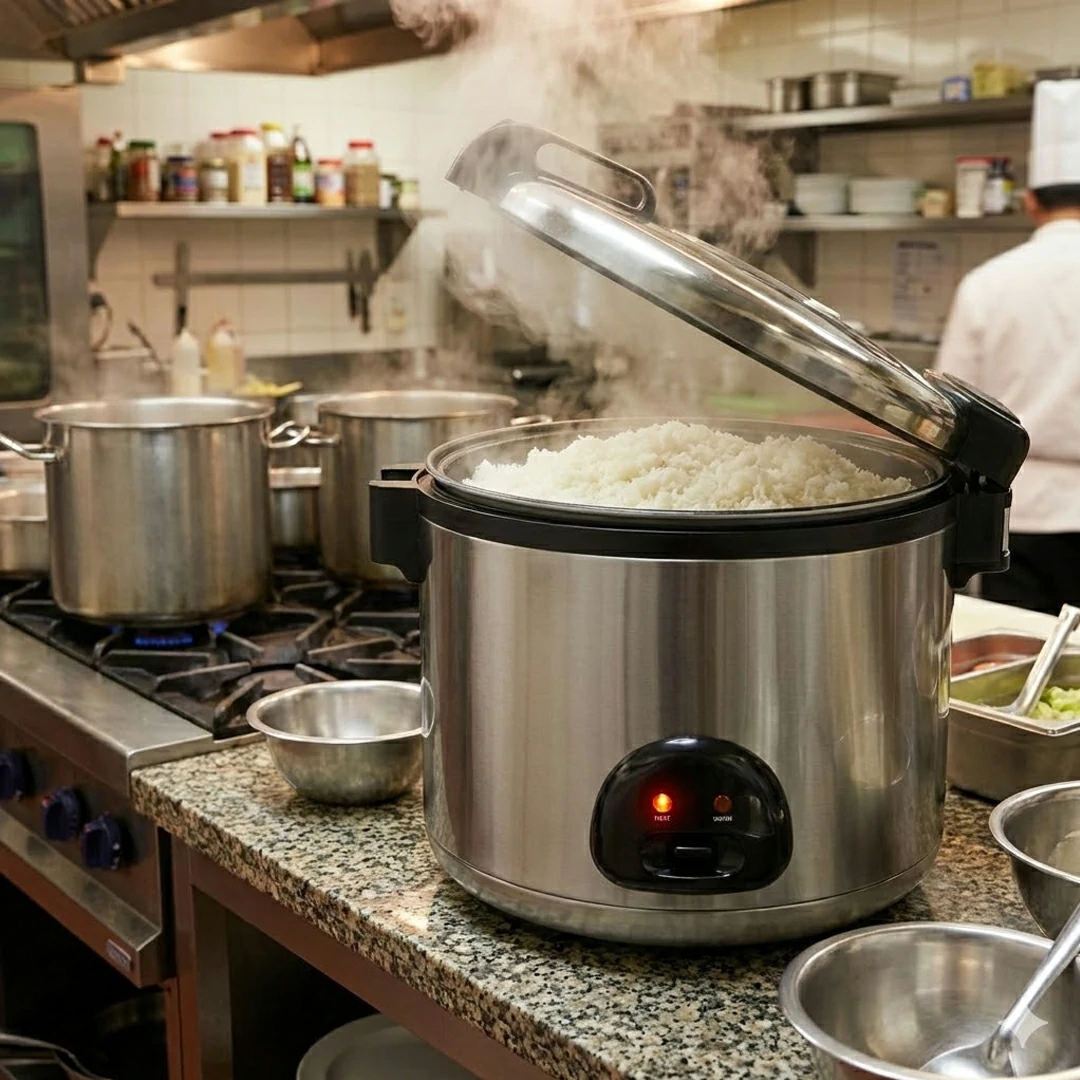 Grand Cuiseur à Riz Inox 9 Litres