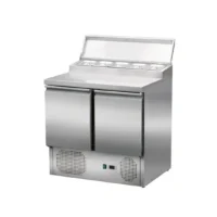 Saladette réfrigérée 2 portes 5 x GN 1/6