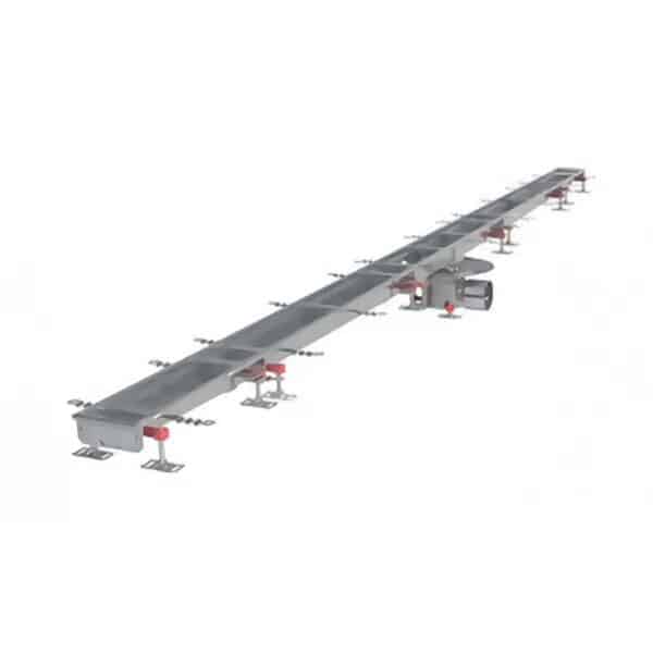 Caniveau Modul 125 sortie horizontale centrée 157/DN110 Longueur 6500 mm – Image 2