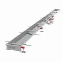 Caniveau cuisine Modul 200 L 8000 mm