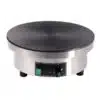 Crêpière électrique ÉLITE, gamme intensive, châssis rond Inox 304