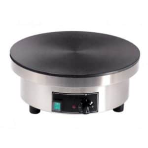 Crêpière électrique ÉLITE, gamme intensive, châssis rond Inox 304