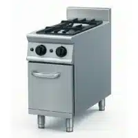 Fourneau à gaz professionnel 2 feux