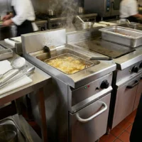 Friteuse électrique, 1 panier, cuve avec angles arrondies, 20 litres