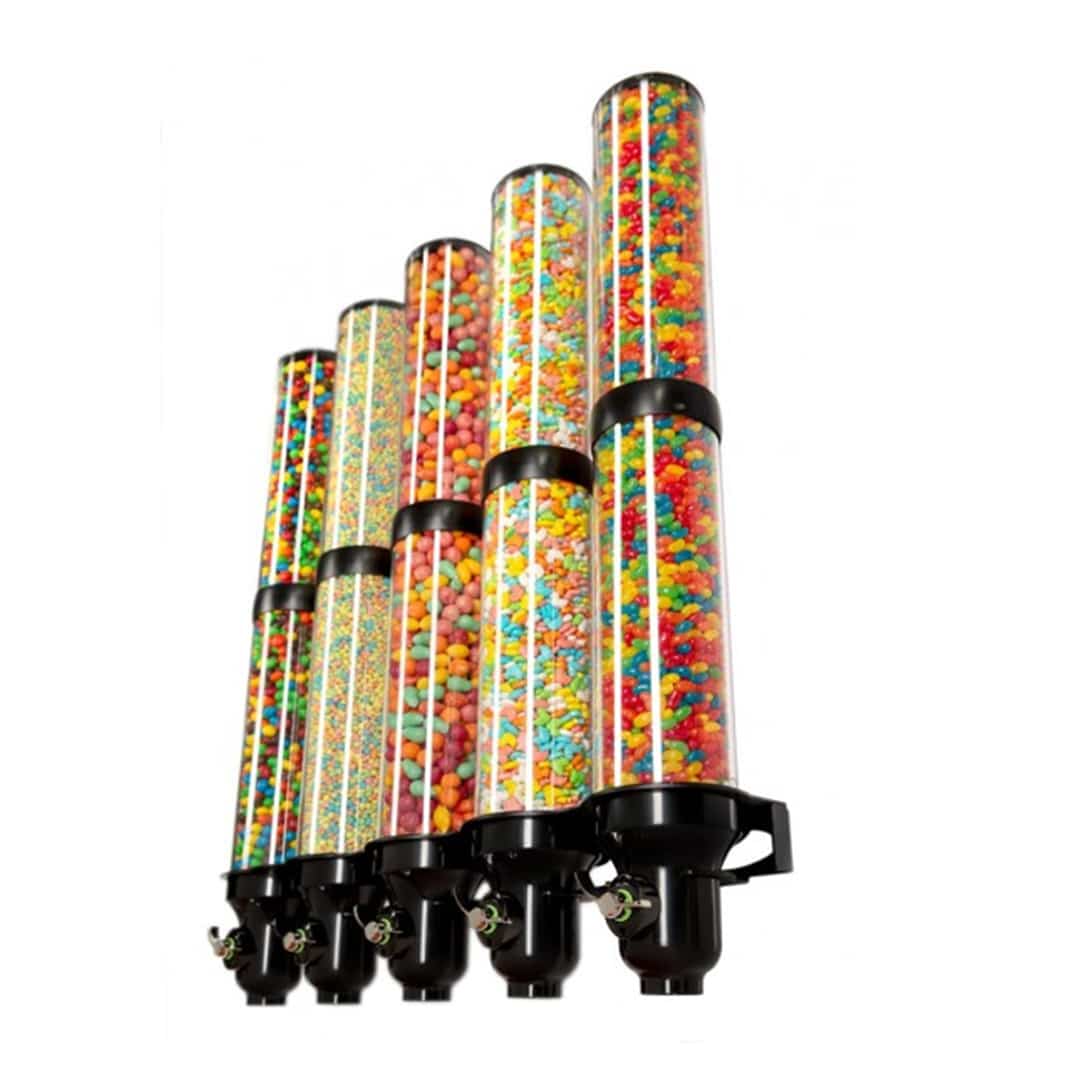Distributeur mural d'aliments secs gamme free flow 5 x 9 L
