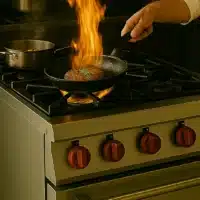 Cuisinière à Gaz Professionnelle avec portes battantes
