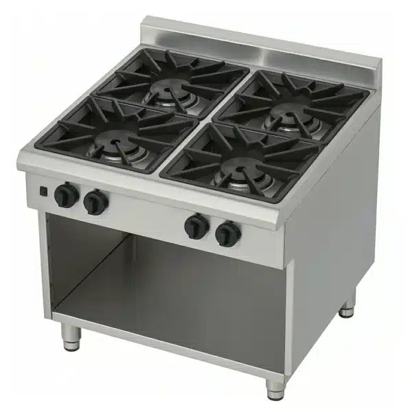 Cuisinière à Gaz Professionnelle sans porte
