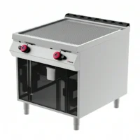 Fry Top Gaz Plaque Nervurée