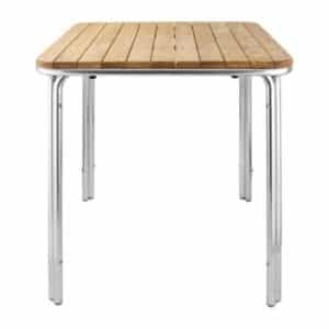 Table en frêne et aluminium 