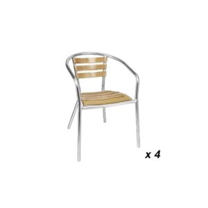 Fauteuils en frêne et aluminium