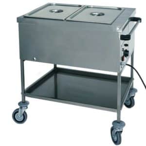 Chariot bain marie professionnel