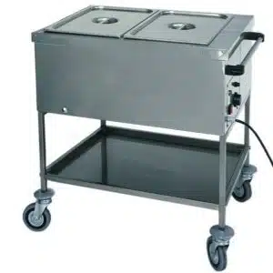 Chariot bain marie professionnel