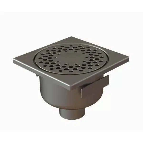 Siphon de sol inox 150 x 150 mm