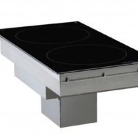 Kit intégrable induction double foyers modèle GL2 5000 FLR commande encastrable
