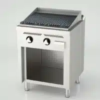 Barbecue à gaz L 600 mm sur placard