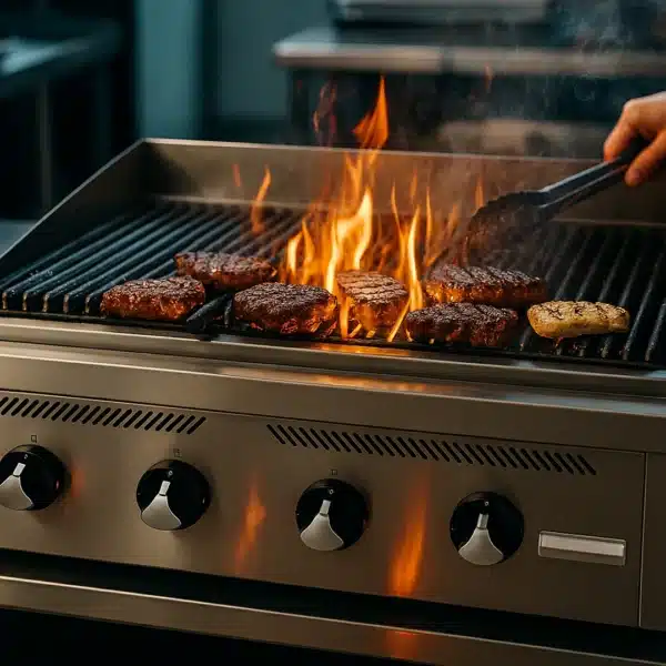 Barbecue à Gaz Professionnel en Acier Inoxydable