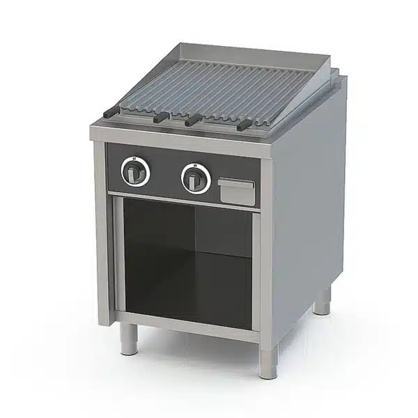Barbecue à gaz L 600 mm sur placard