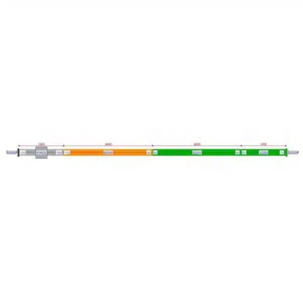 Caniveau inox 6000 mm