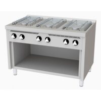 Fourneau à gaz basic 6 feux série 750, sur placard