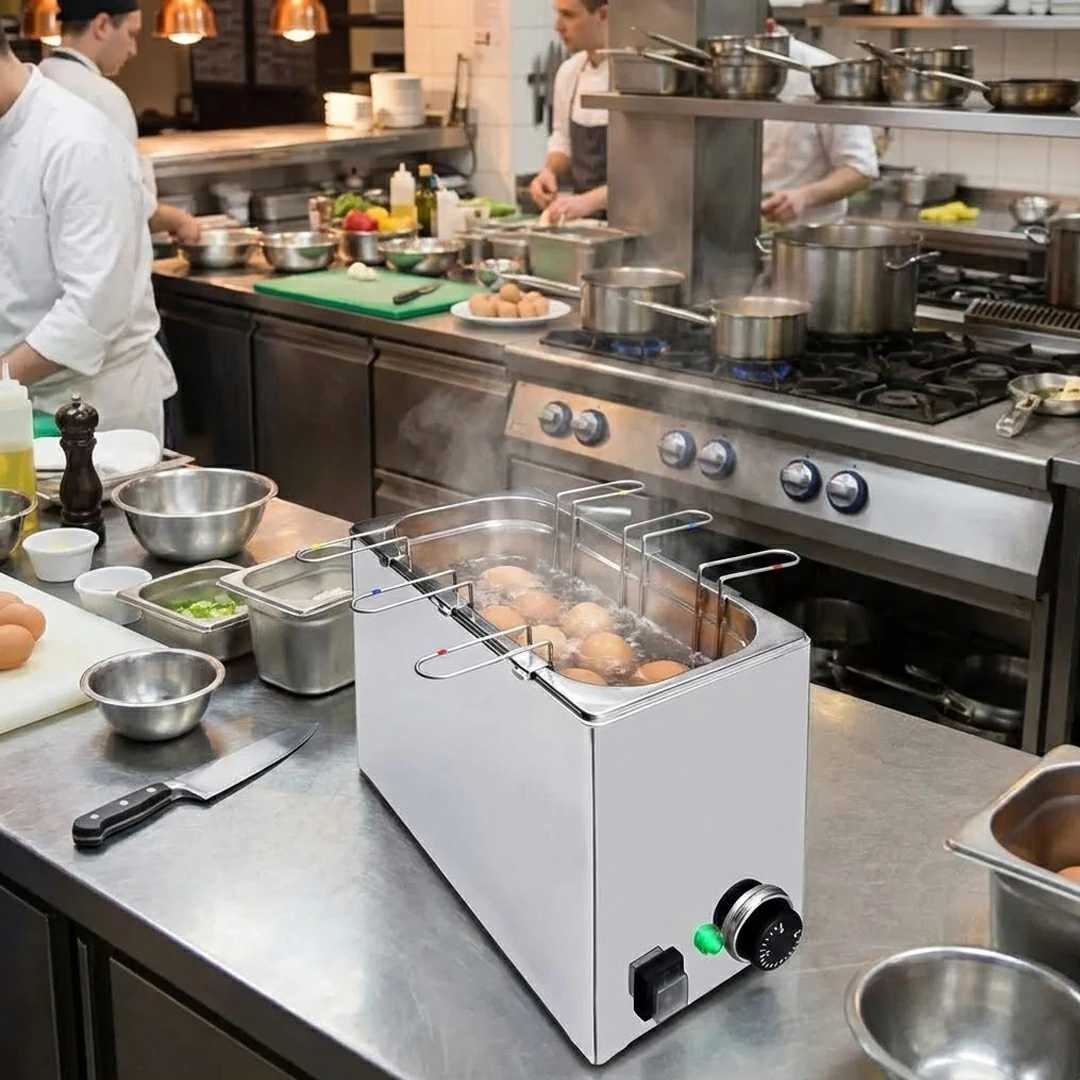 Cuiseur a oeufs,en inox AISI 430, 1,05 kW