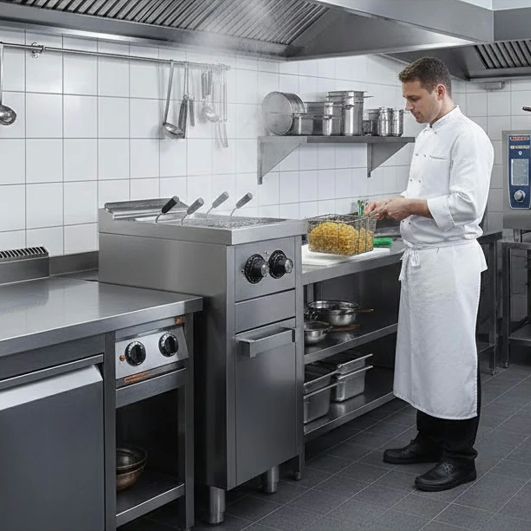 Cuiseur à pâtes électrique Série 600 25 L sur placard