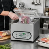 Machine a emballer sous vide de table en inox modèle mini max
