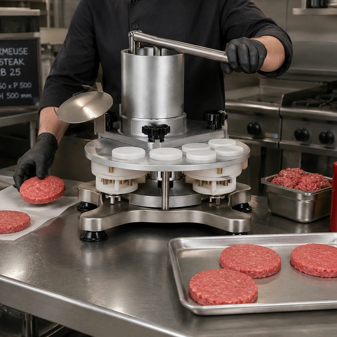 Formeuse à steak haché en aluminium modèle RB 25