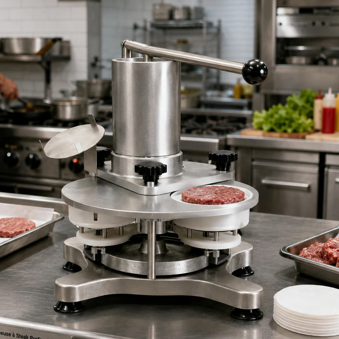 Formeuse à steak haché en aluminium modèle RS 55