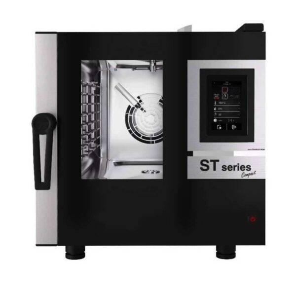 Four mixte à injection de vapeur, panneau de commande tactile, série ST COMPACT, 4 x GN 1/1