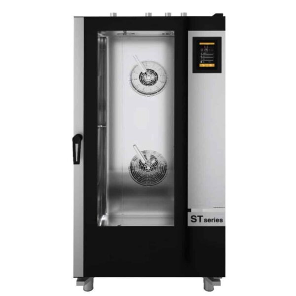 Four mixte à injection de vapeur à gaz série ST BAKERY 16 niveaux 600 x 400, panneau de commande