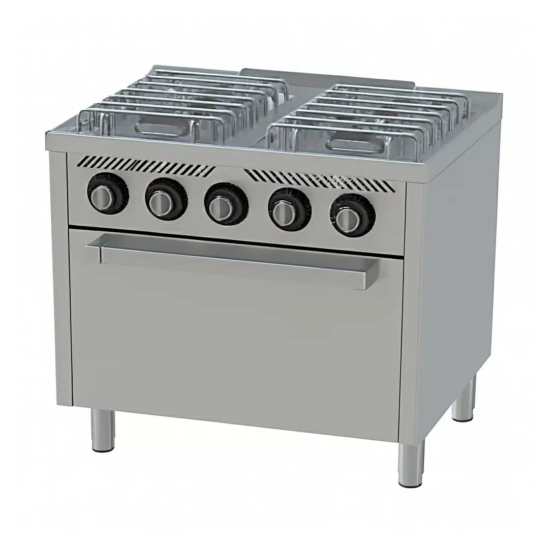 Fourneau à gaz basic 4 feux série 600