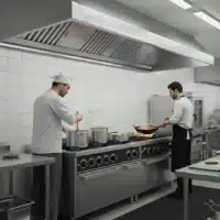 Fourneau à Gaz Basic 6 Feux Série 750 avec Four à Gaz GN 2/1